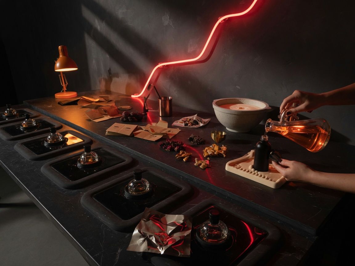 Le Labo fragrance campaign in The Atelier
